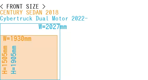 #CENTURY SEDAN 2018 + Cybertruck Dual Motor 2022-